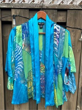 Simply Silk Patchwork Kimono - Y2K/Vintage